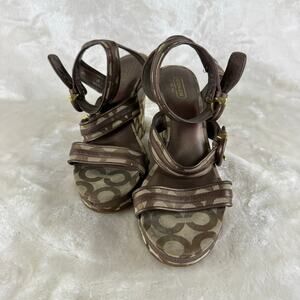 Coach Maralee Wedge Sandals Women's NO SIZE (Measurement's Included) Strappy